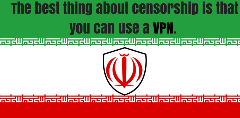 The best thing about censorship is that you can use a VPN. (1)