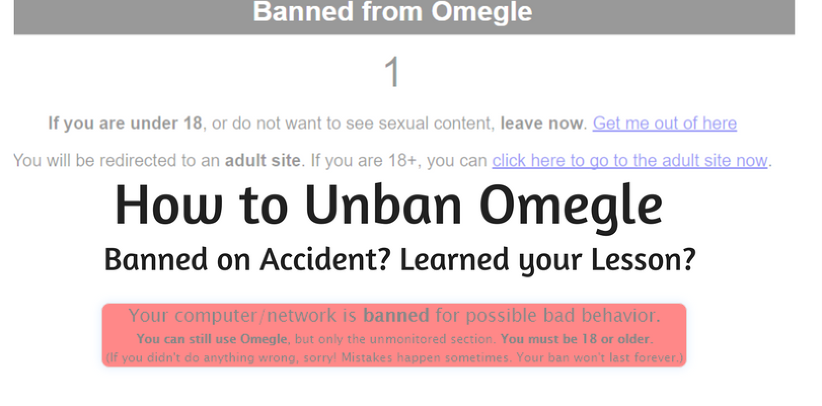 Link omegle unmoderated More Than